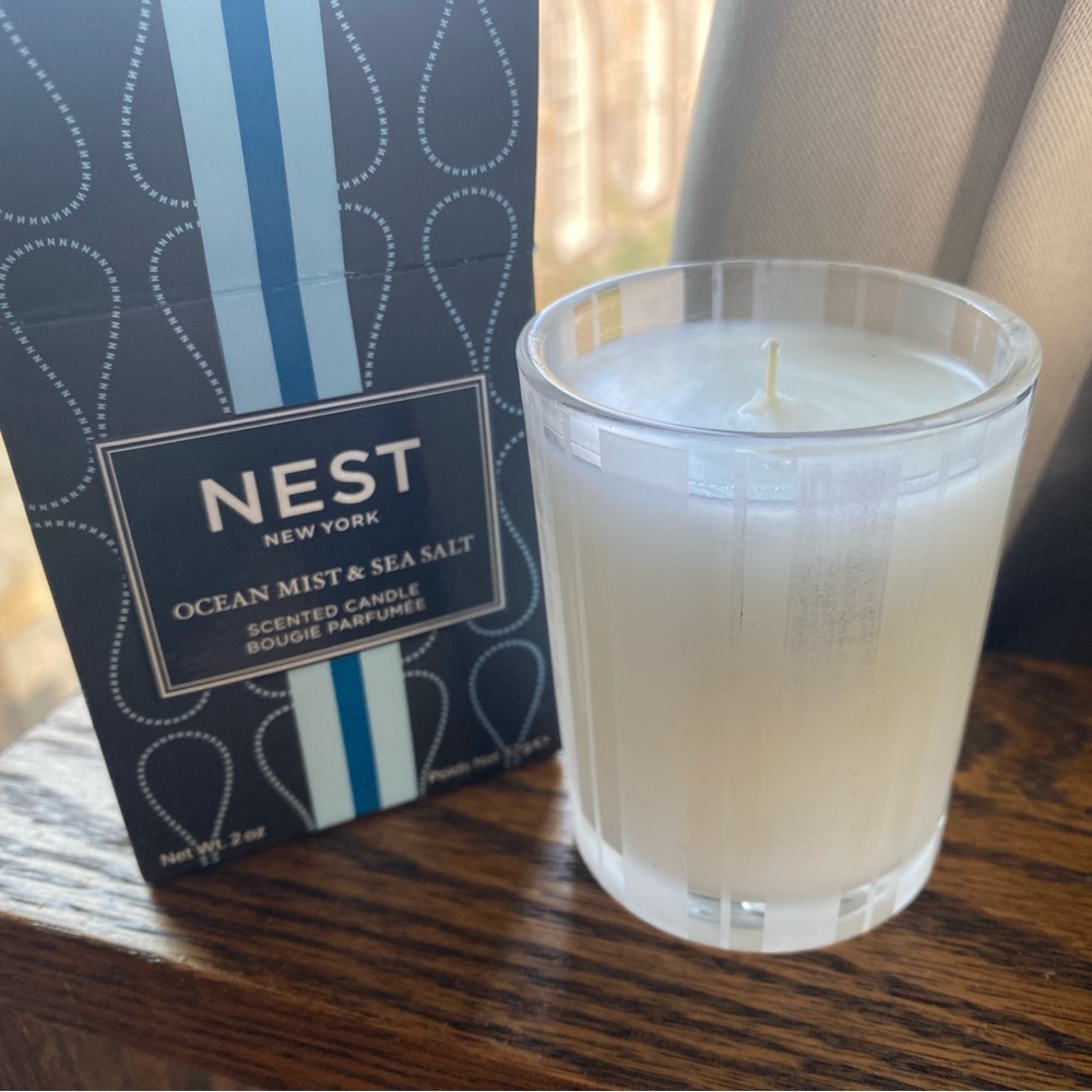 Nest New York Ocean Mist & Sea Salt Votive Candle 2 oz Boxed